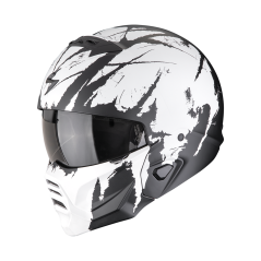 Motorcycle helmet SCORPION EXO-COMBAT EVO II MARAUDER matte black/white
