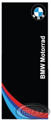 Koberec pod moto 80x250cm BMW MOTORRAD černý 204