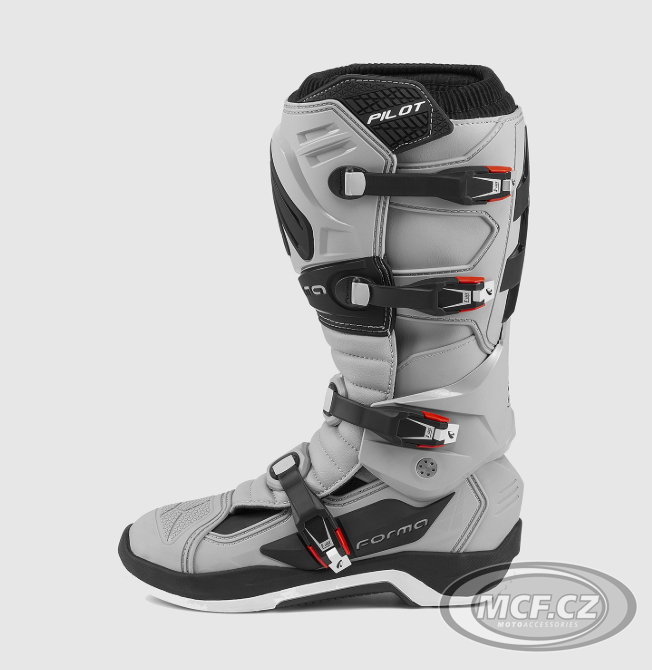 Moto boty FORMA PILOT nardo šedo/černé