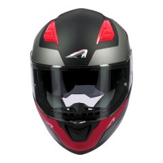 Moto přilba ASTONE GT900 RACE matná neonově červeno/černá