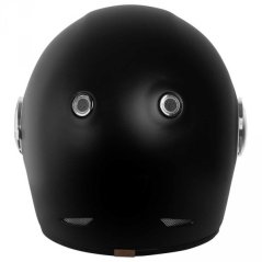 Retro helma na moto ORIGINE VEGA STRIPE černá