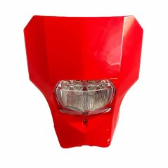 Maska na moto RTECH červená RM02K01AK