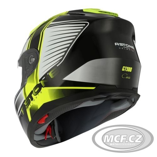 Moto přilba ASTONE GT900 CORSA neonově žlutá