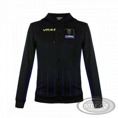 Mikina Valentino Rossi VR46 fleece Yamaha černá 364104
