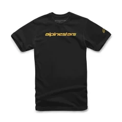 Triko ALPINESTARS LINEAR WORDMARK TEE černo/broskvové 1212-72020 1033