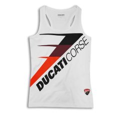 Tank-top DUCATI  DC SPEED SINGLET Lady white 98771082