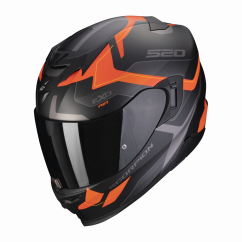 Moto přilba SCORPION EXO-520 EVO AIR ELAN matná černo/oranžová