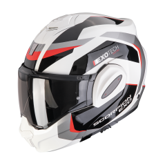 Moto přilba SCORPION EXO-TECH EVO PRO ACUTI šedo/černo/červená