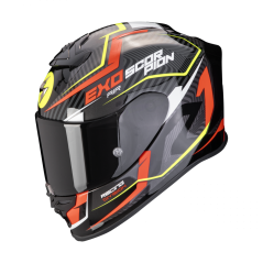 Moto přilba SCORPION EXO-R1 EVO AIR COUP černo/červeno/fluo žlutá