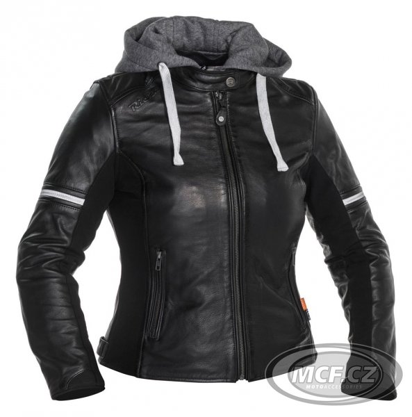Dámská moto bunda RICHA TOULON 2 černá kožená - nadměrná velikost