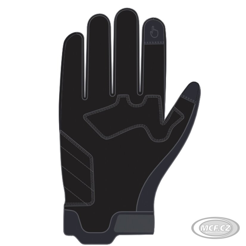 Moto rukavice RICHA R-MX černo/červené