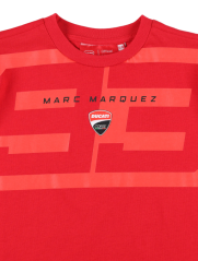 Dětské triko DUCATI DUAL MARC MARQUEZ LINET červené 98780100