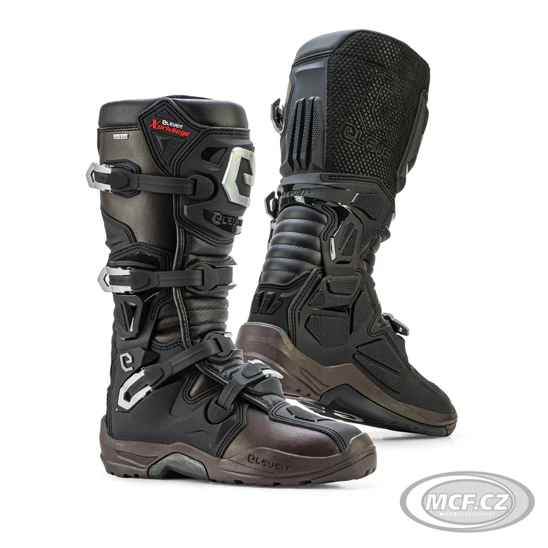 Moto boty ELEVEIT X-PRIVILEGE E-DRY ENDURO hnědé