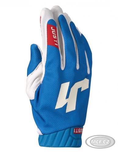 Moto rukavice JUST1 J-FLEX 2.0 modro/bílé