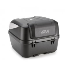 Kufr GIVI BOLD B32N černý (Monolock s vlastní plotnou), 32L, stříbrný plast na víku