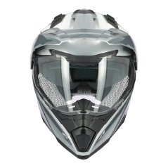 Moto přilba ASTONE CROSSMAX OURAGAN stříbrná