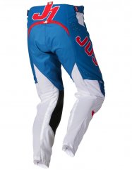Moto kalhoty JUST1 J-FLEX ADRENALINE červeno/modro/bílé