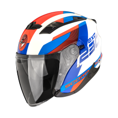 Moto přilba SCORPION EXO-230 COMICS bílo/modro/červená