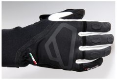 Moto rukavice V-QUATTRO GUZZO černo/bílé
