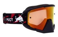 Motocross goggles RED BULL SPECT WHIP 014 black with red/yellow lens