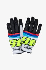 Rukavice VR46 WRT černo/bílé 497903