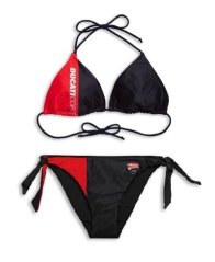 Dámské plavky DUCATI RACE černo/červené 98770163