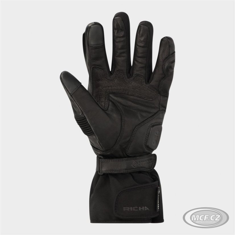 Moto rukavice RICHA HYPERCANE Gore-Tex černé