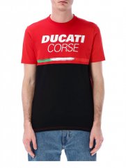 Pánské triko DUCATI CORSE červeno/černé 24 36003