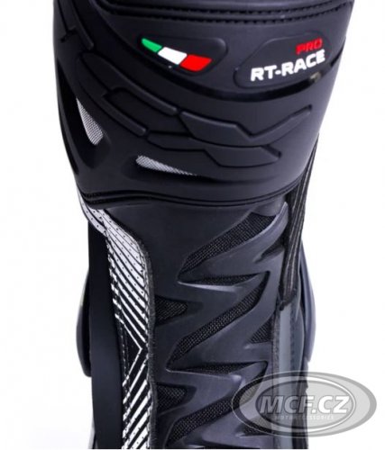 Moto boty TCX RT-RACE PRO AIR černo/bílo/šedé