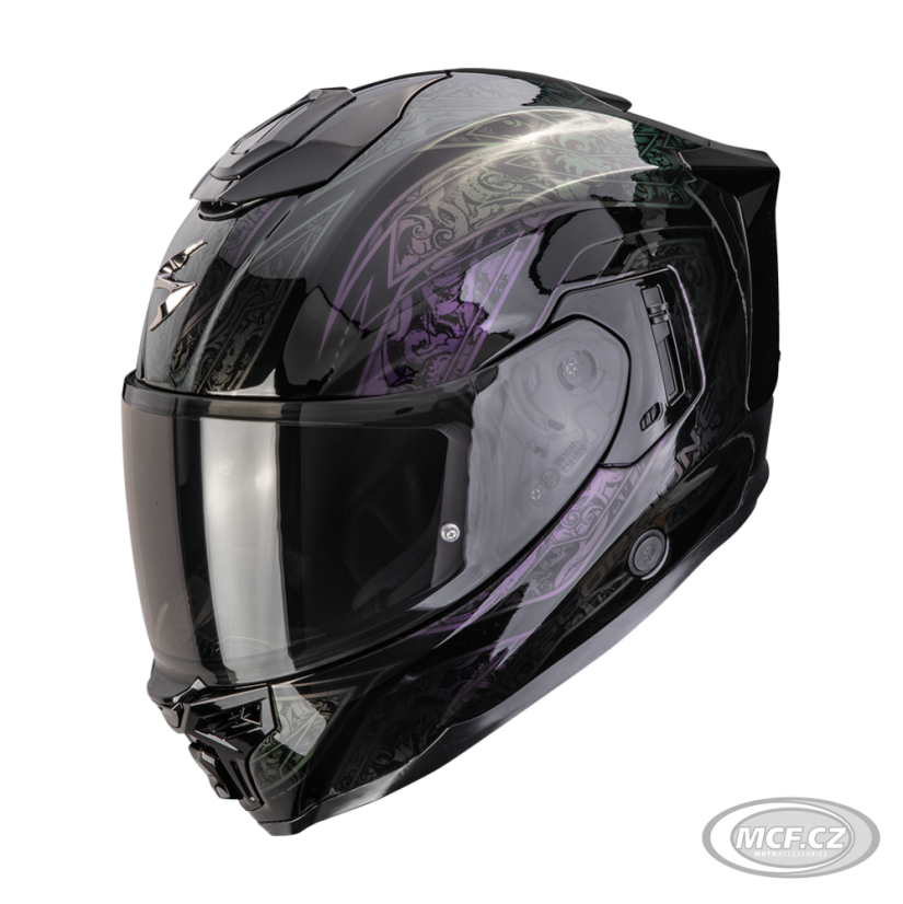 Moto přilba SCORPION EXO-1500 AIR FANTASY černý chameleon