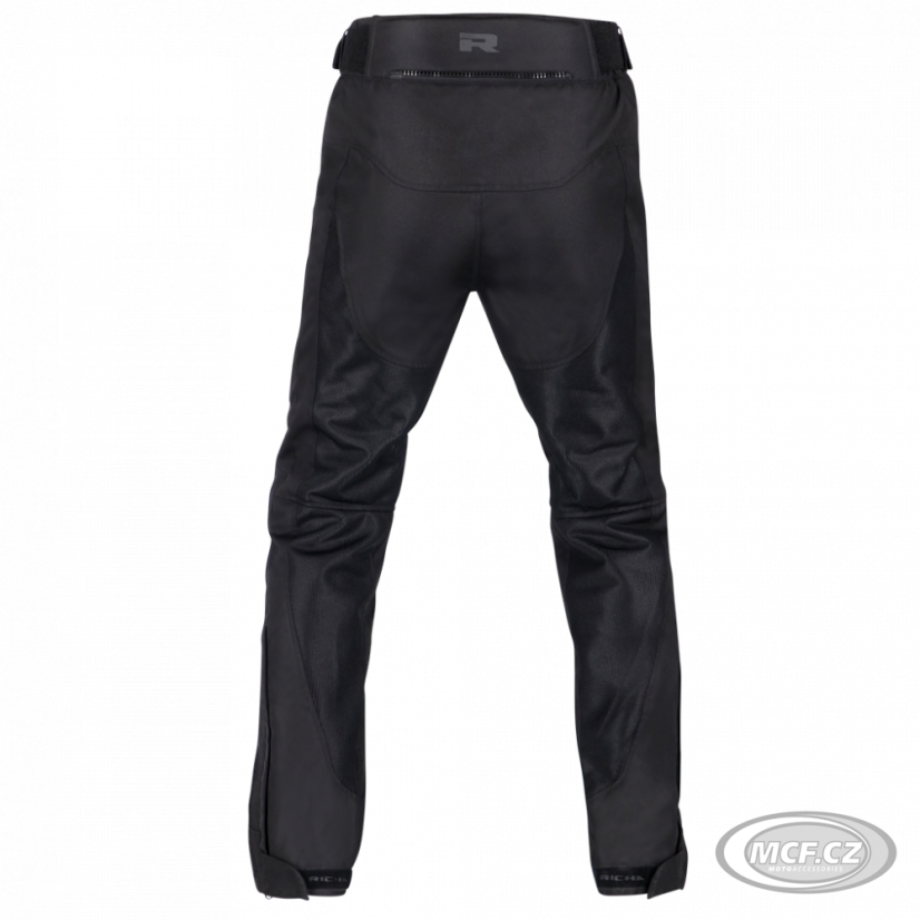 Moto kalhoty RICHA AIRSUMMER černé - nadměrná velikost