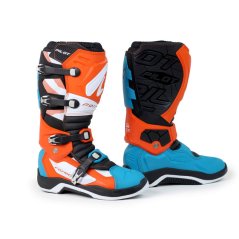 Moto boots FORMA PILOT white/orange/blue