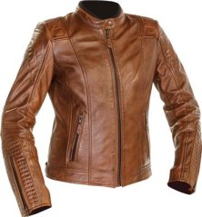 Motorcycle leather jacket RICHA LAUSANNE LADY brown cognac