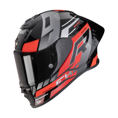 Motorcycle helmet SCORPION EXO-R1 EVO II AIR ADRENALINE black/red/silver
