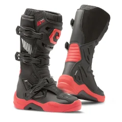 Dětské moto boty ELEVEIT X-PEAK černo/červené