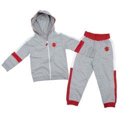 Dětská tepláková souprava SUZUKI JOGGER šedo/červená 990F0-KBJU0