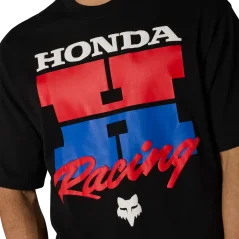 T-shirt FOX Honda Midweight Tee black