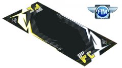 ATV, kart, motorcycle carpet 160x200cm Hurly HUSQVARNA FC 4T black/yellow