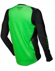 Dres JUST1 J-FLEX ARIA neonově zeleno/černý