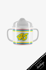 Dětský hrnek VR46 HERITAGE 1 ROSSIFUMI bílý 529206