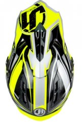 Kšilt JUST1 J12 FLAME žluto/černý