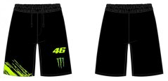 Šortky VR46 DUAL MONSTER černé 495404