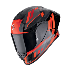 Motorcycle helmet SCORPION EXO-R1 EVO II AIR VITAL black/silver/red