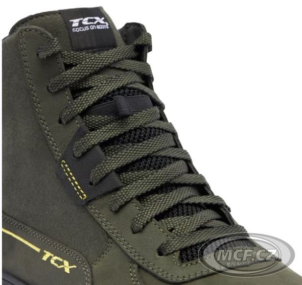 Moto boots TCX MOOD 2 GORE-TEX green/black/yellow