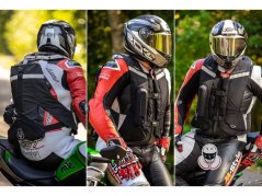 Airbagová motocyklová vesta HIT-AIR MLV 2 reflexní černo-lumidex