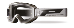 Motokrosové brýle PROGRIP stříbrné PG3201-120