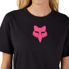 Dámské triko FOX W Fox Head černo/růžové 31850-285