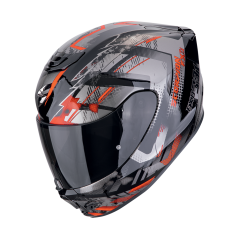 Motorcycle helmet SCORPION EXO-391 CLUTTER black/red