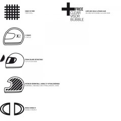 Retro helma na moto ASTONE VINTAGE černá 2017