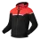 Moto bunda RICHA STRADALE HOODIE černo/červená